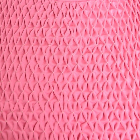 vintage 70s dress pink smocked puff sleeve babydoll kinderwhore lolita maxi S - Picture 4 of 6